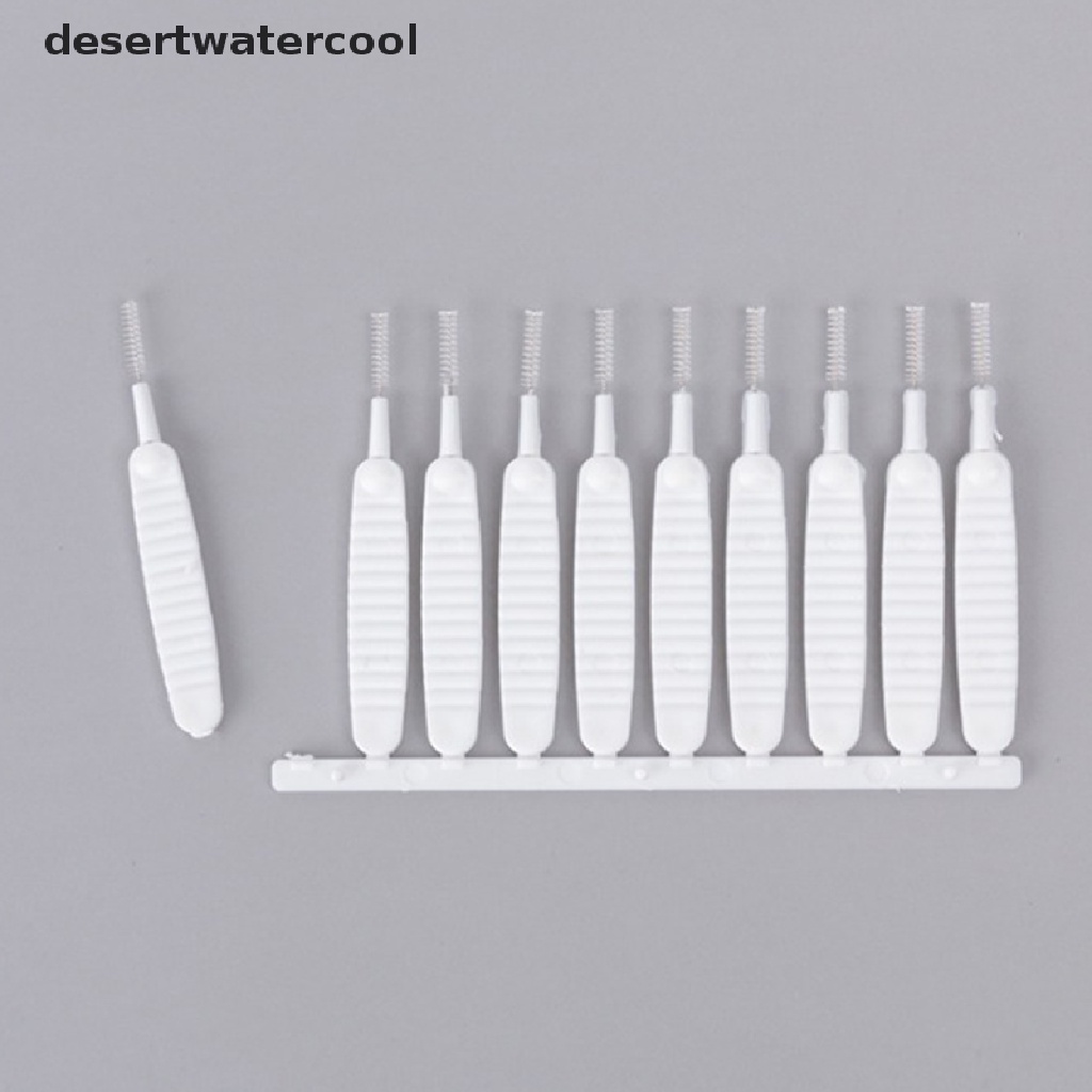 Deid 10pcs/set Kepala Shower Sikat Kecil Teko Nozzle Kettle Spout Brush Micro Brush Martijn