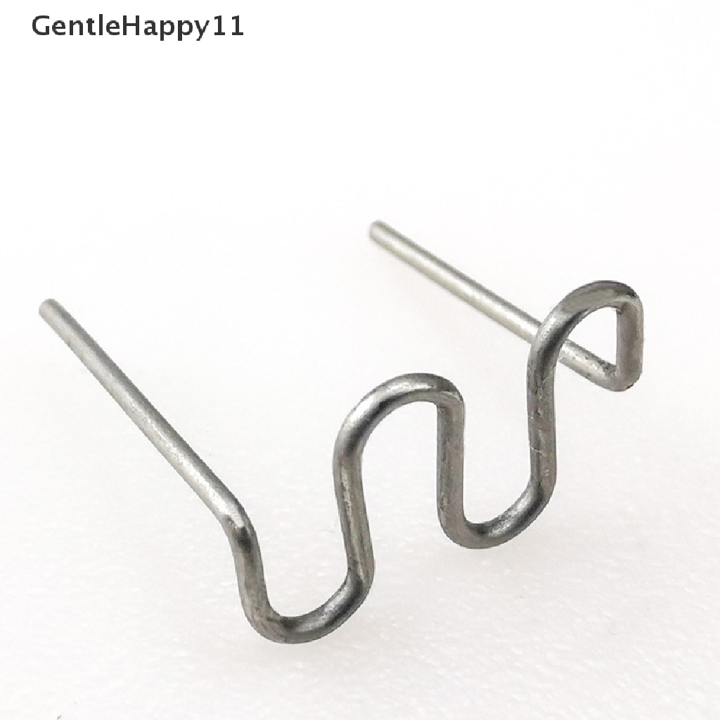 Gentlehappy Bumper Repair Hot Stapler Staples 0.6mm 0.8mm Kawat Las Gelombang Stainless Steel Untuk Mesin Las Plastik Soldering Tools id