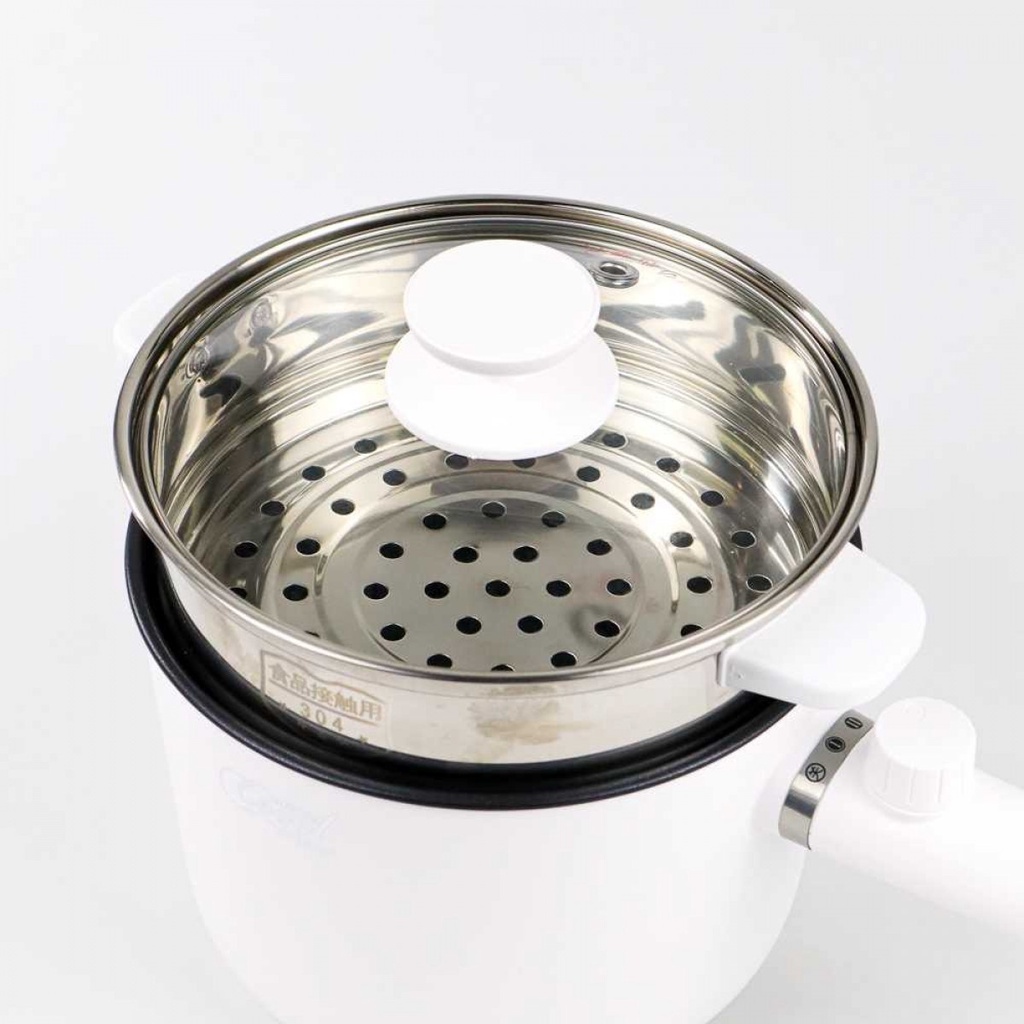 Panci Listrik Keramik Multifungsi Portable 1.5L Electric Cooker 600W