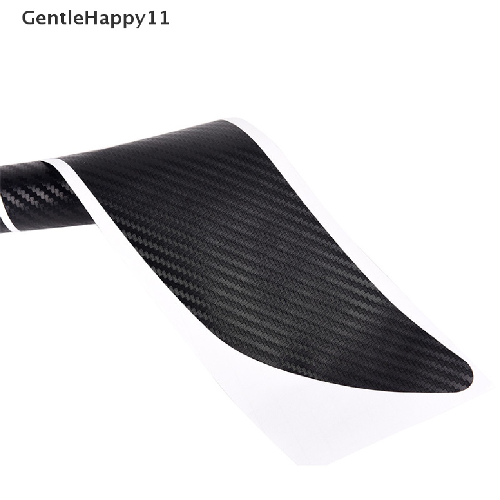 Gentlehappy Waterproof Carbon Fiber Stiker Bumper Belakang Trim Protector id