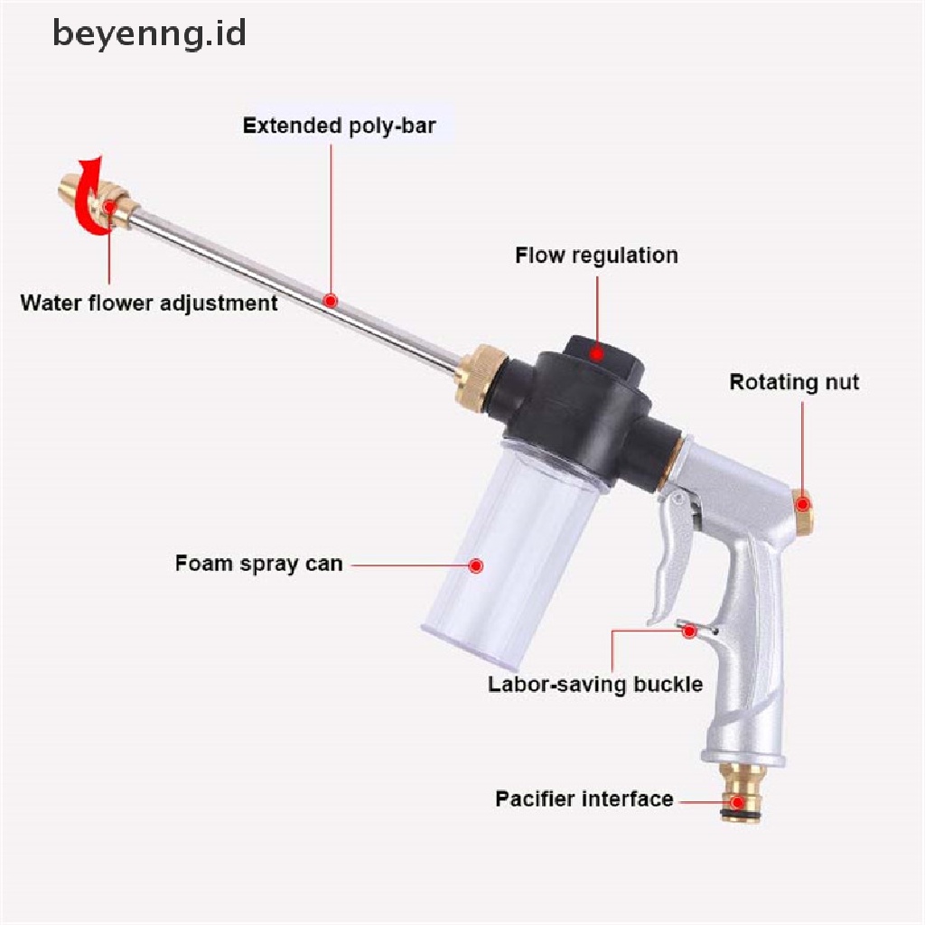 Beyen High Pressure Water Gun Mesin Cuci Motor Mobil Siram Taman Cleaning ID