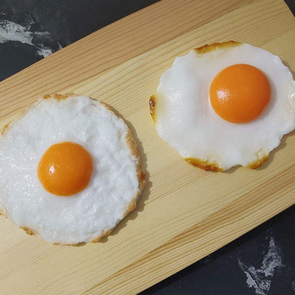 Quinton Telur Goreng Buatan Pajangan Simulasi Fotografi Rumah Telur Rebus