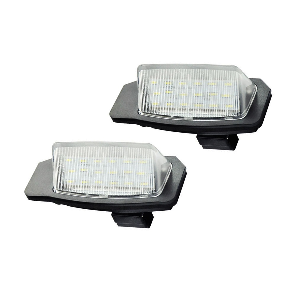 2pcs Lampu Plat Nomor LED Putih Lampu Plat Nomor Untuk Mitsubishi Eclipse1 2 3 4 Gerhana Cross Outlander Lancer Sportback