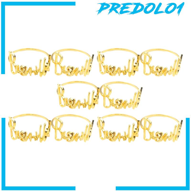 [Predolo1] 10buah Serbet Gesper Hiasan Bulat Hias Untuk Perjamuan Liburan