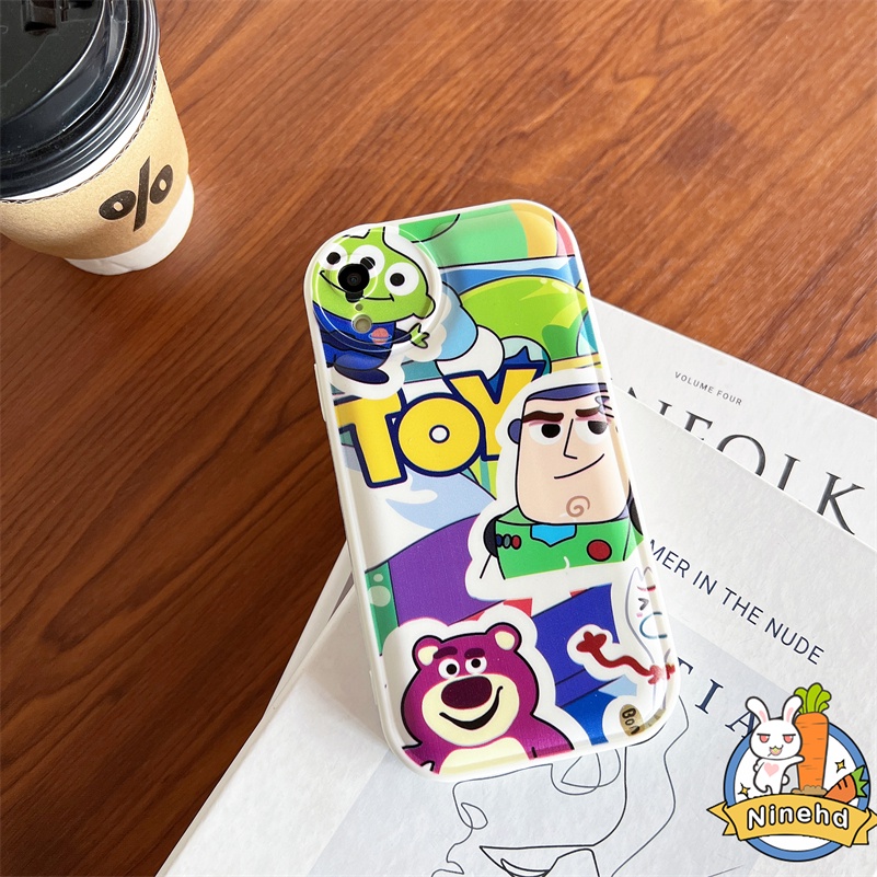 IPHONE Casing Kompatibel Untuk Iphone14 13 12 11 Pro Max X Xr Xs Max8 7 6 6s Plus SE 2020 New Kartun Toy Story Mania Pelindung Lensa Phone Case Air Cushion Bumper Tahan Debu Soft Case