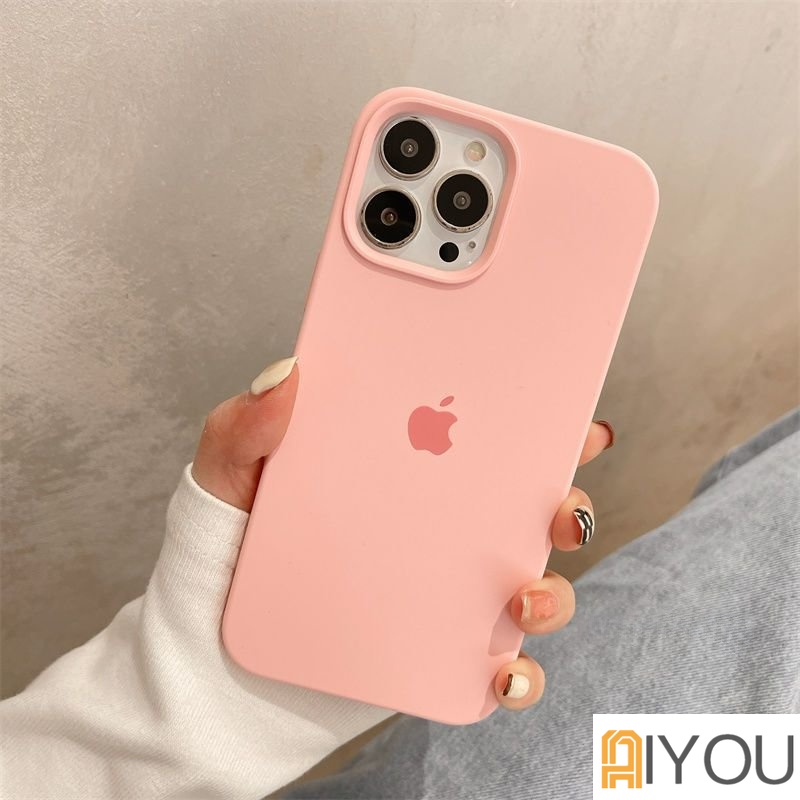 Casing Ponsel Silikon Simple Mewah Untuk iPhone 14 Pro MAX XR XS Max14 13 12 11 Pro MAX 14 7 8 PLUS Shockproof Tahan Lama Anti Kotoran cover