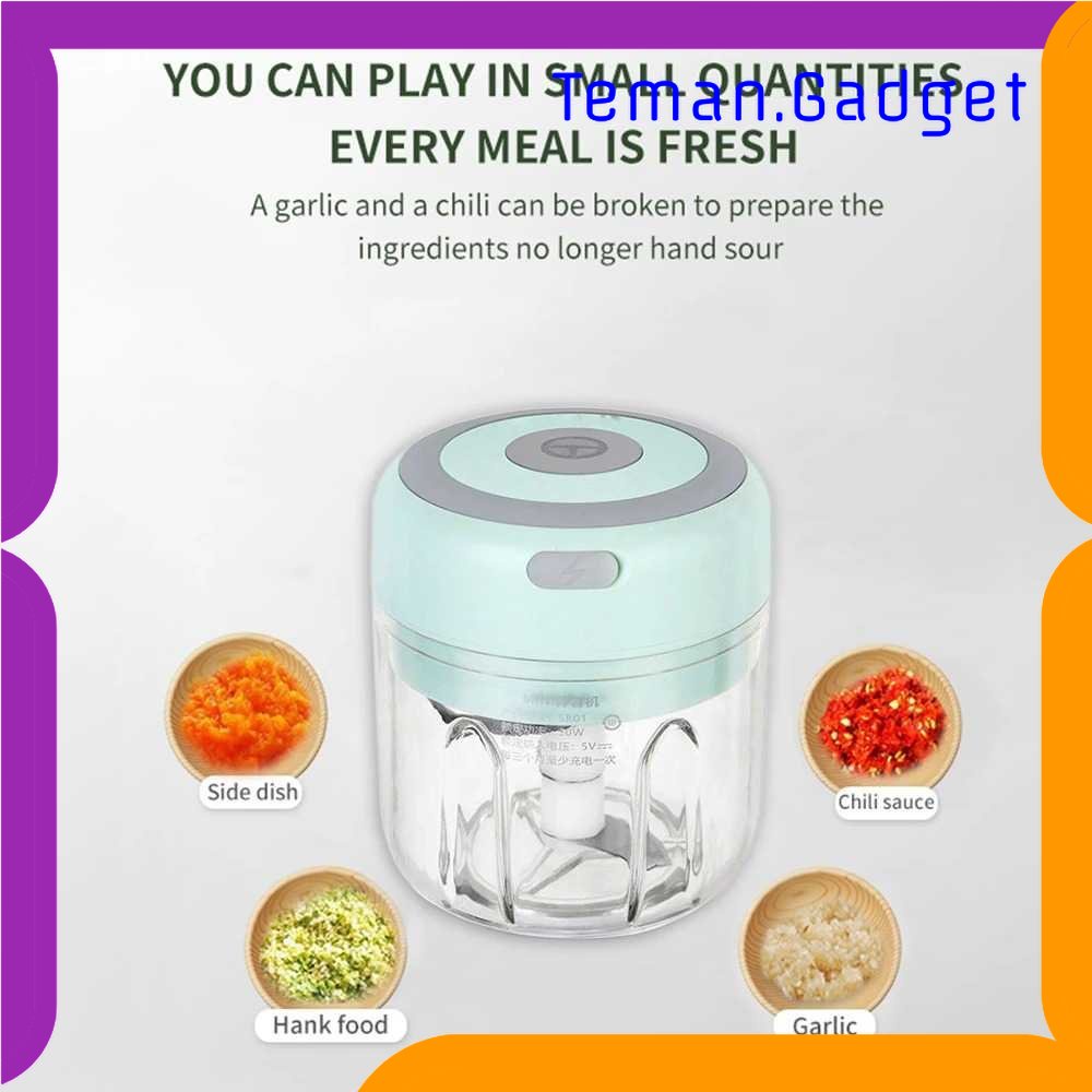 TG - DPR Food Chopper Mini Electric Penggiling Bumbu USB Charge - SR01