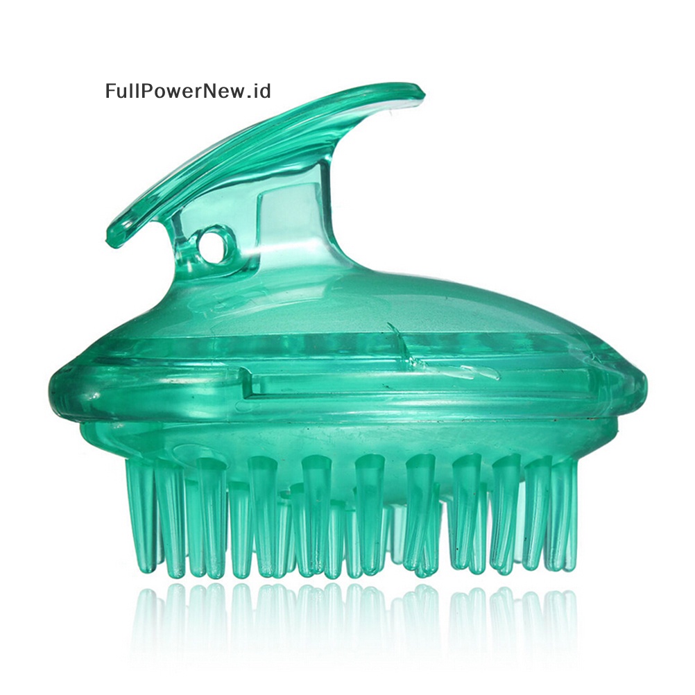 Power Silicone Shampoo Scalp Shower Cuci Tubuh Pijat Rambut Massage Brush Comb ID