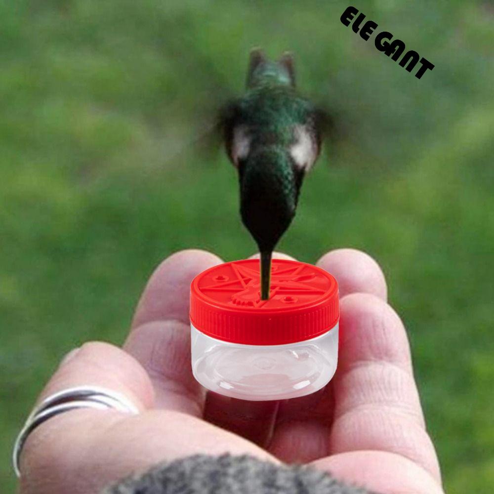 [Elegan] Hummingbird Feeders Aksesoris Burung Merah Praktis Tahan Lama Genggam Untuk Jendela Outdoor Pengumpan Burung