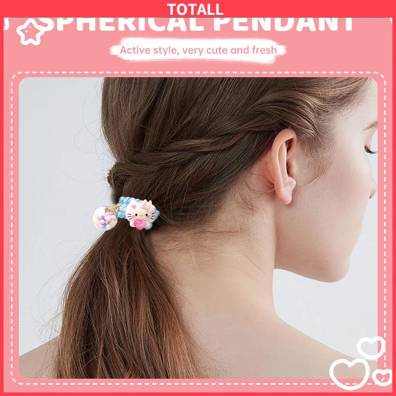 COD Karet Rambut Cartoon Sanrio Hair Rope Ikat rambut berwarna-Totall