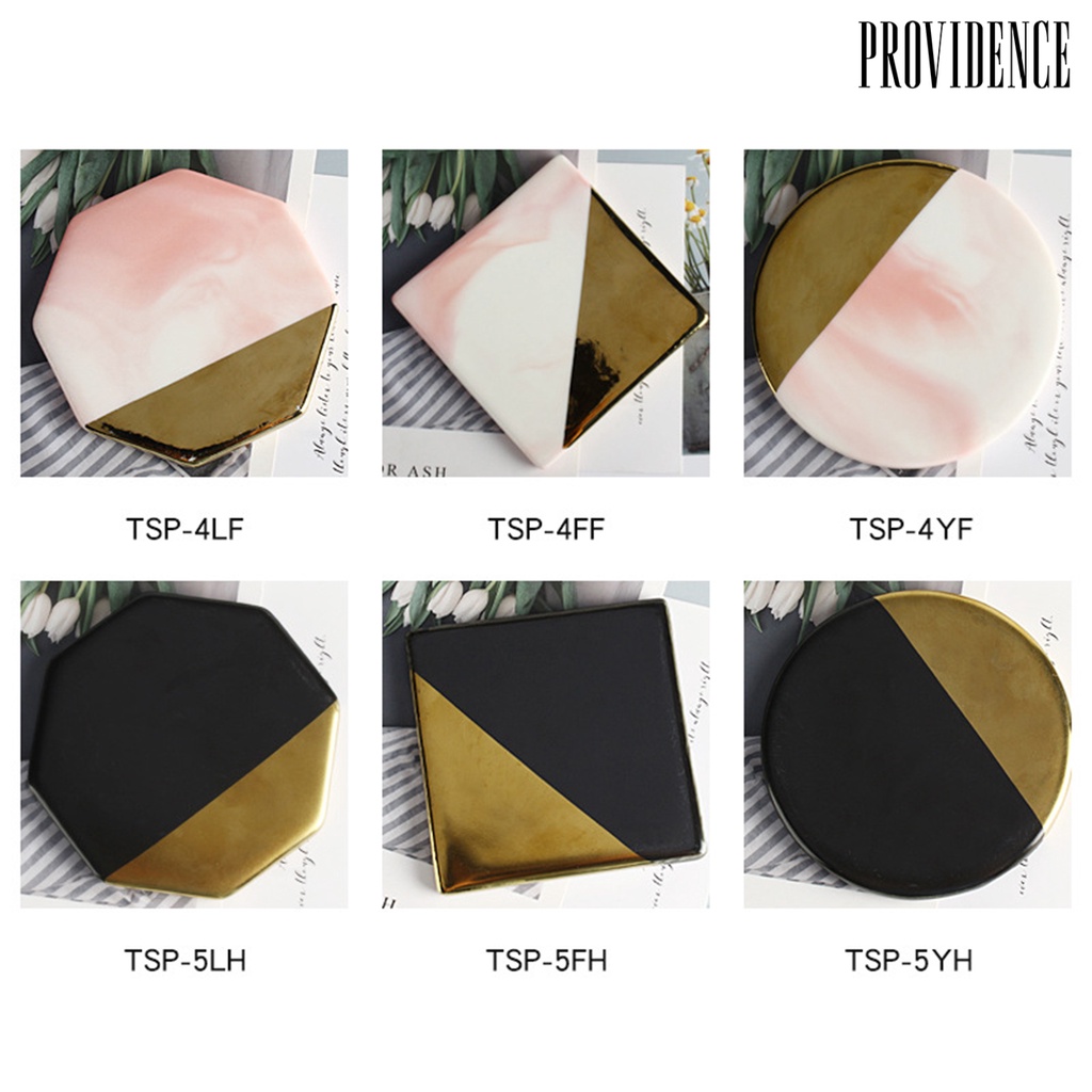 Providence Nail Art Displaying Plate Daya Tahan Tinggi Pola Unik Eye-catching Nail Polish Mixing Plate Palette DIY Manicure Art Alat Perlengkapan Kuku