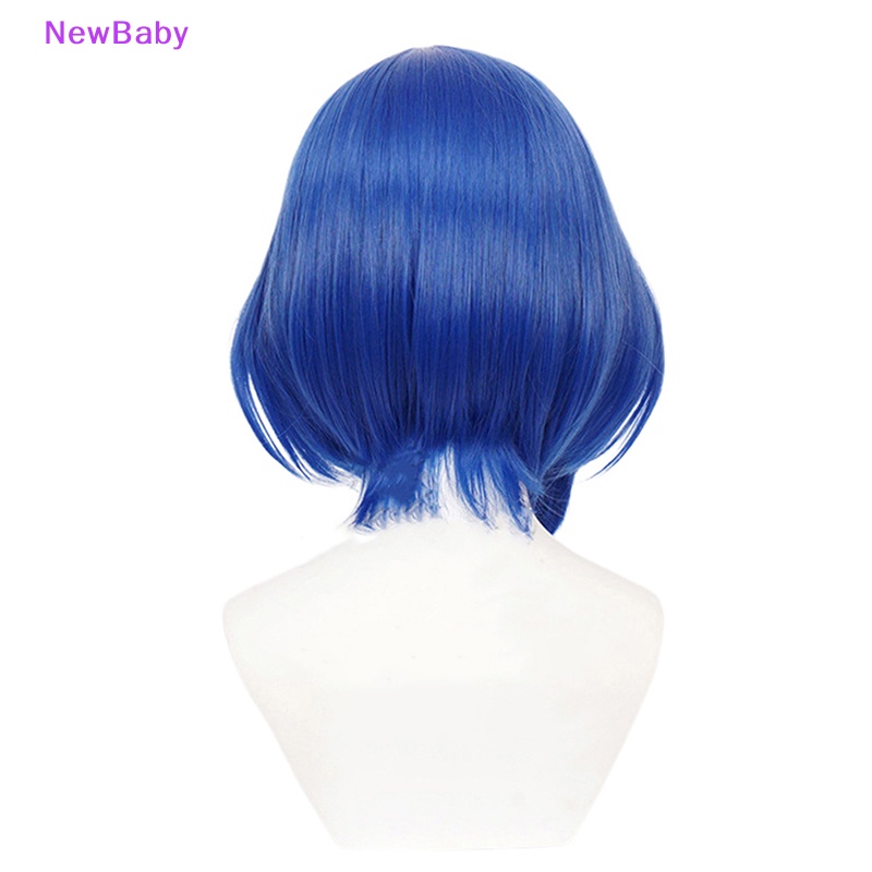 Newbaby Anime Bocchi The Rock Cosplay Gotou Hitori Cosplay Wig Batu Biru Panjang 30cm ID