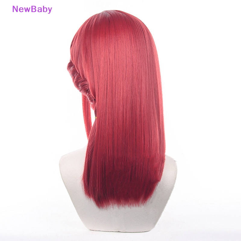 Newbaby Anime Blue Lock Hyoma Chigiri Cosplay Wig Rambut Merah Tahan Panas Wig Rambut ID