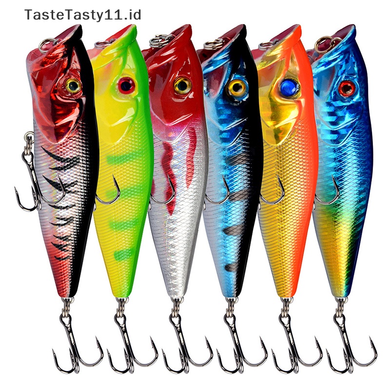 Tastetasty 1PC Big Popper fishing Lure Umpan Kait Wobblers Engkol Pancing Buatan.