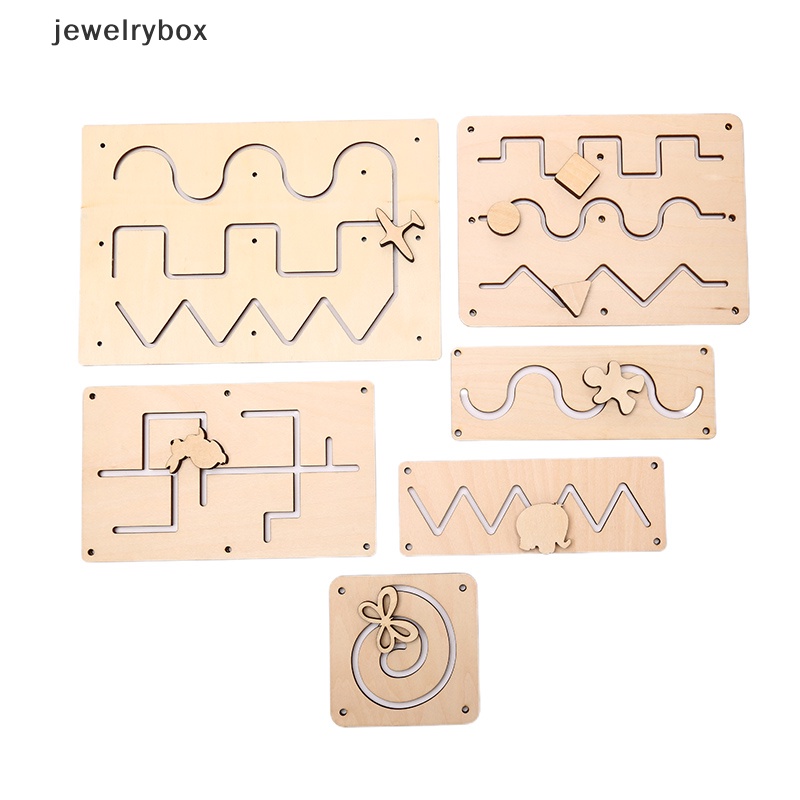 [jewelrybox] Busy Board DIY Track Mainan Bayi Montessori Sensory Activity Board Aksesoris Butik