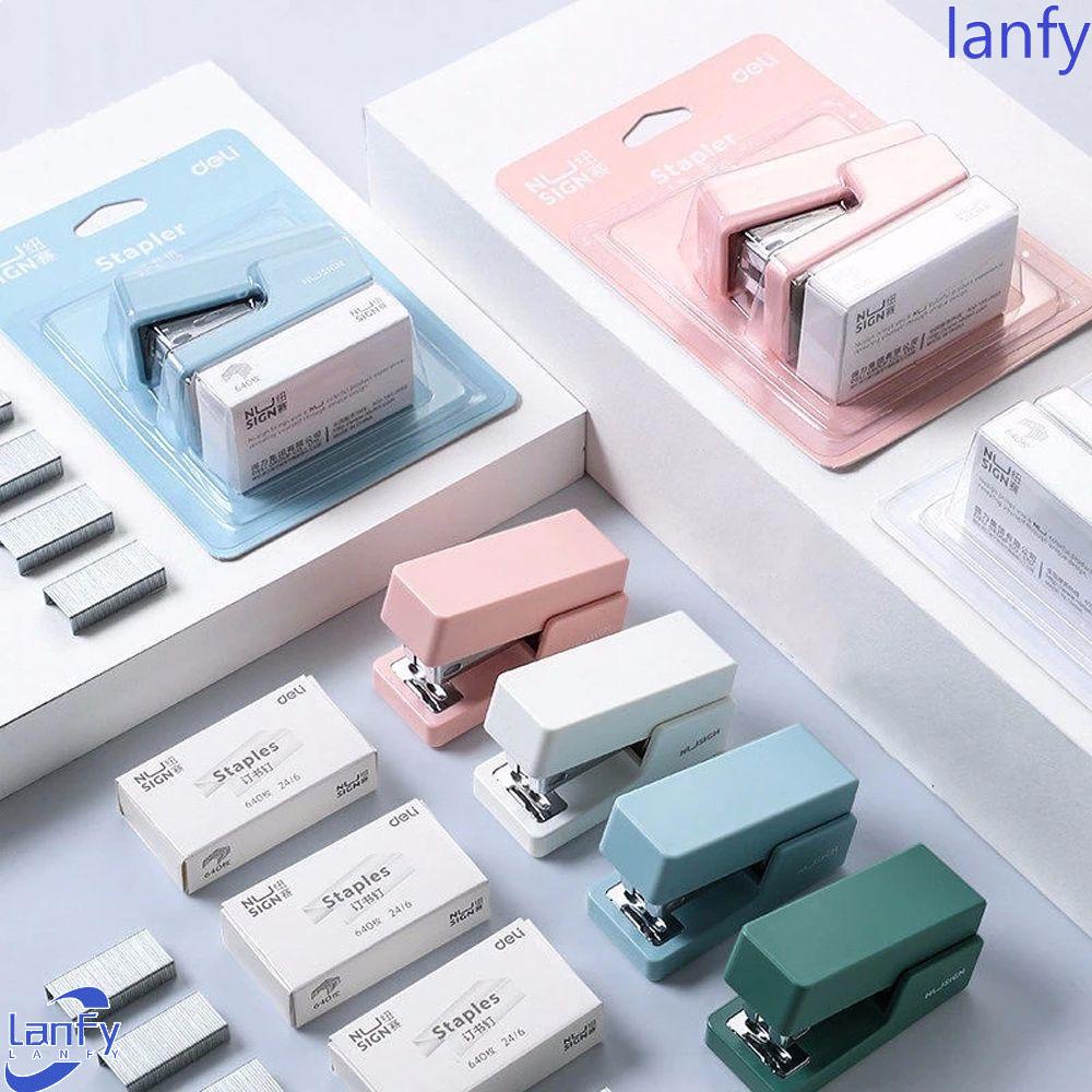 Lanfy Stapler|Portable24 /6 26 /6 Alat Tulis Sekolah Mini Stapler Pengikat Perlengkapan Genggam Stapler Kertas