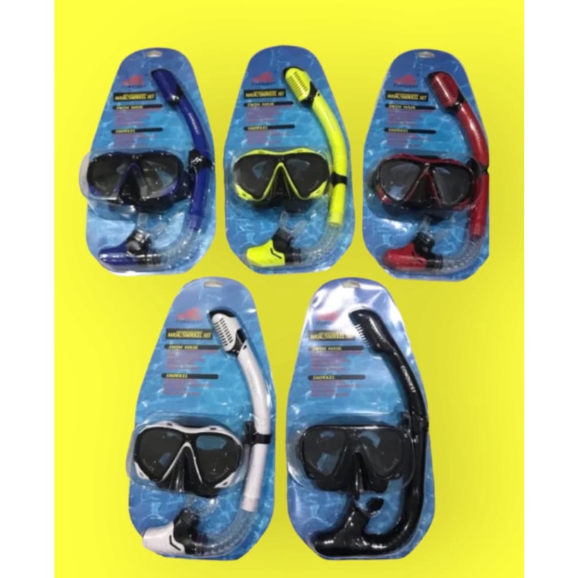 SNORKLING SNORKEL Alat Selam Merk CONQUEST SILICONE ORIGINAL