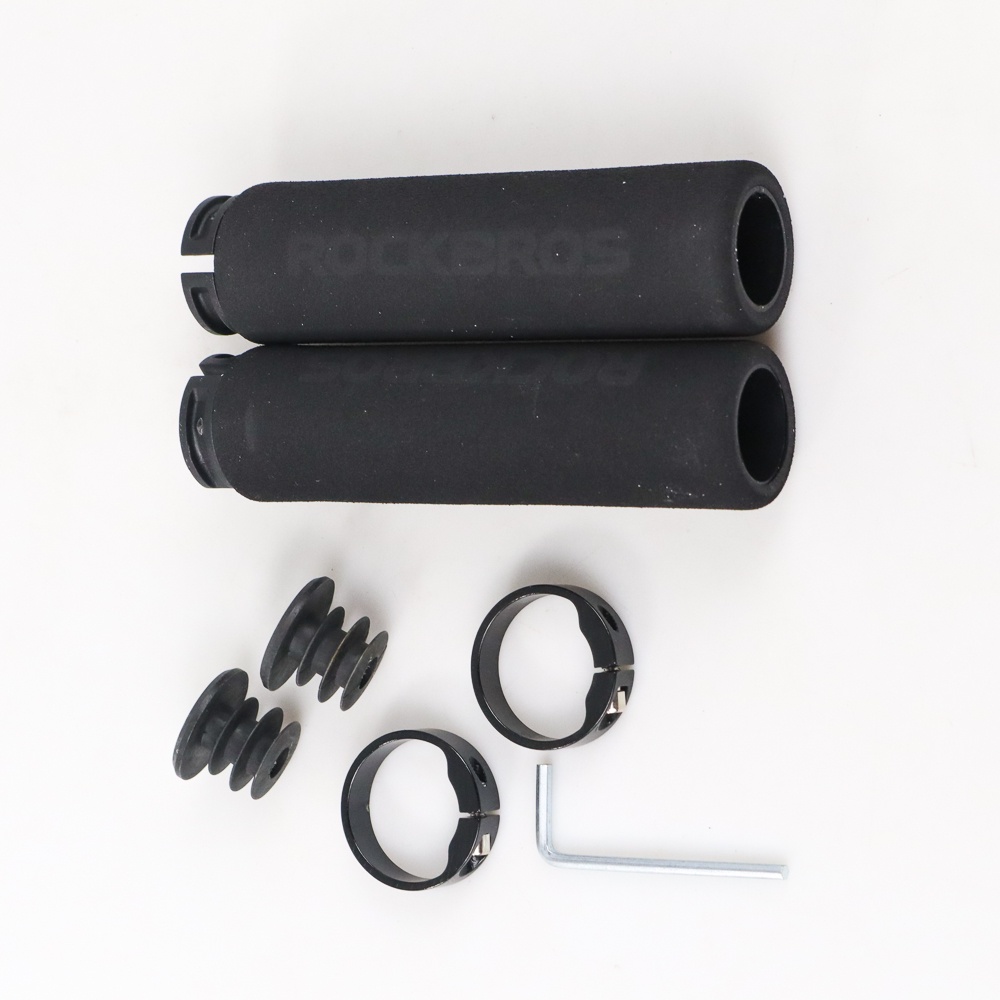 Grip Gagang Sepeda Handlebar Silicone Sponge - BT1001 - Black