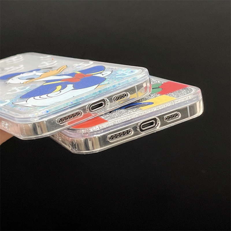 IPHONE Cover Motif Kartun Mengalir Cocok Untuk Iphone14 13 12 11 Pro X XS Max XR 6 7 8 14 Plus Perlindungan Lensa Casing Ponsel Magnetik