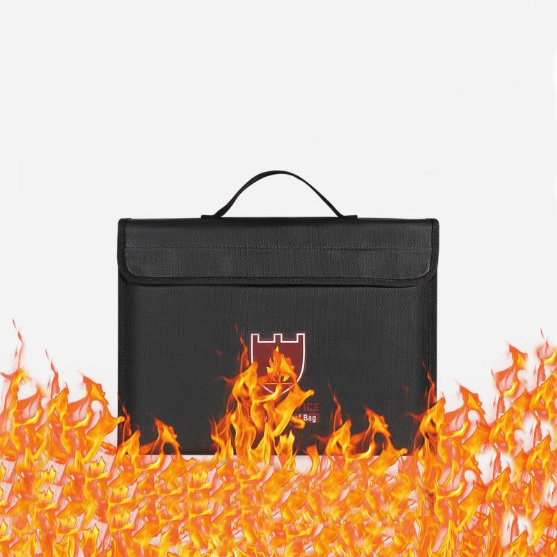 Tas Folder Penyimpanan Dokumen Penting Organizer Surat Tahan Api Anti Air Original Terbaik