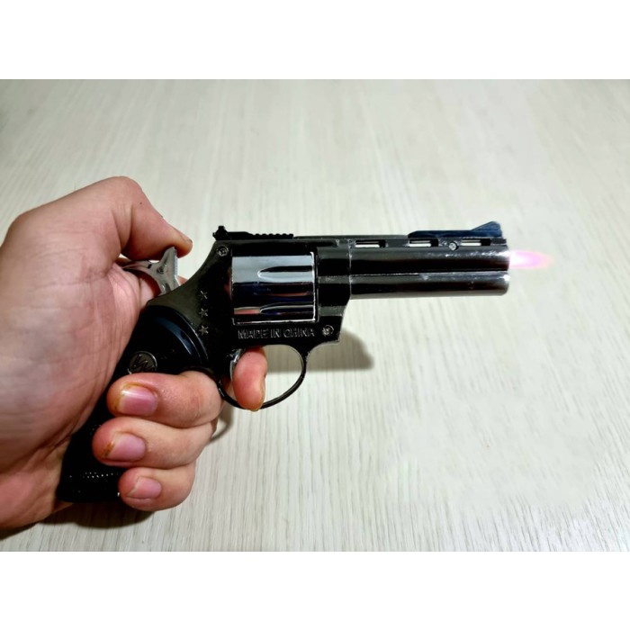 MPYS - New Korek Api Pistol Bara Las Pemantik Pyhton Colt Revolver Estetix Korek Unik