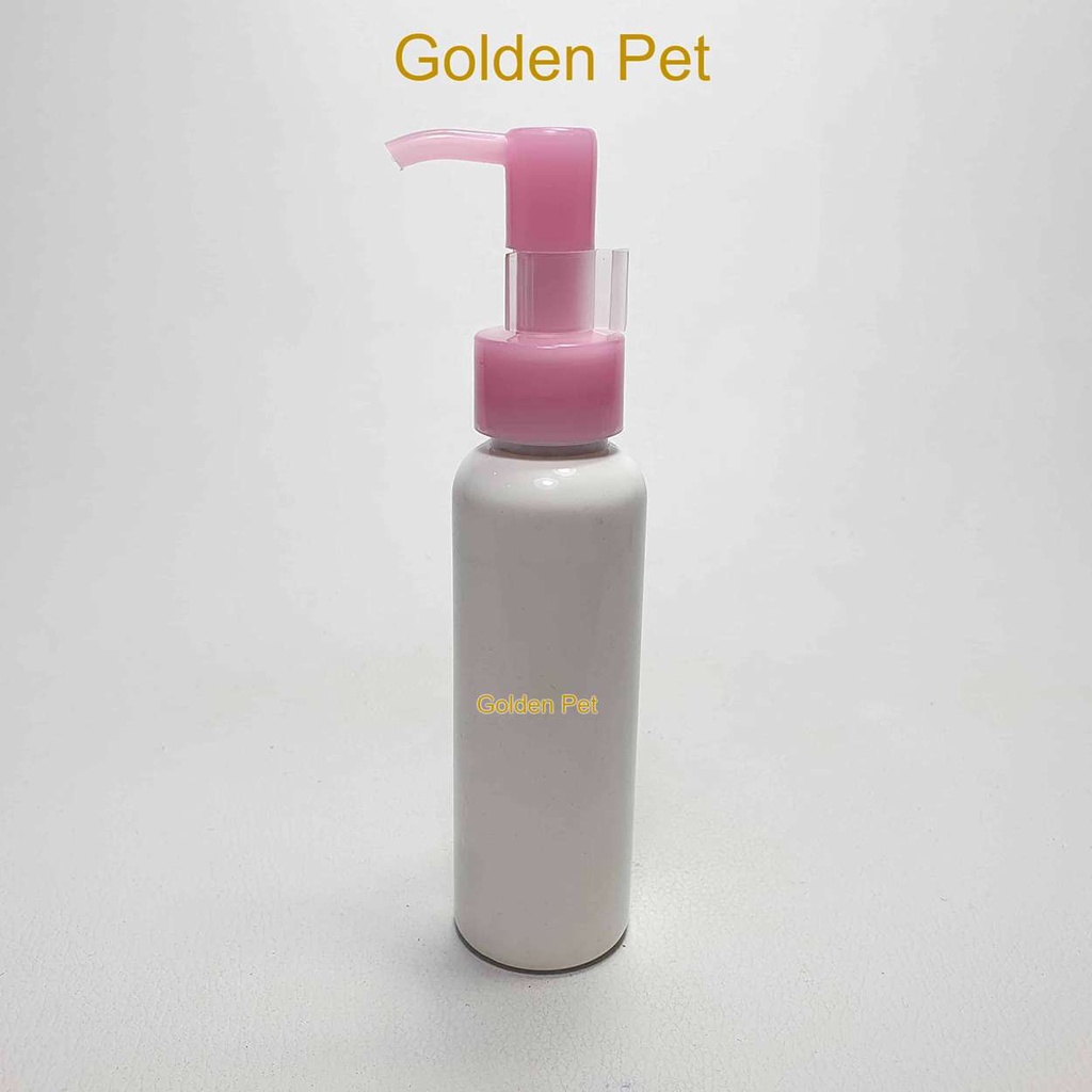 Botol Pet 100 ml BR Putih Pump Lotion Stick Plastik / Botol Plastik / Botol Kosmetik Br / Botol Loti