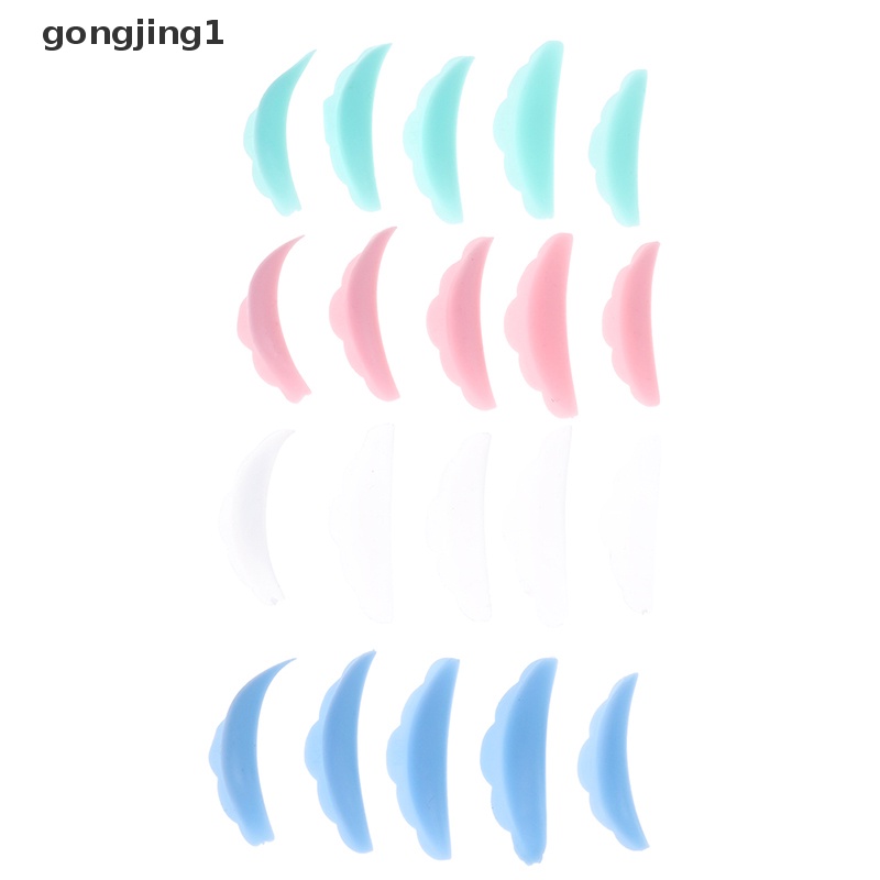 Ggg 10pcs Set Silicone Eyelash Perm Pad Daur Ulang Bulu Mata Perisai Lifg Pengeriting Lucu ID