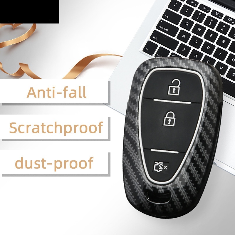 Cover Fob Kunci Chevy, Case Fob Kunci Full Proteksi Untuk Chevrolet Equinox Malibu Cruze Tahoe Camaro Traverse Blazer Volt Bolt Smart Key Holder