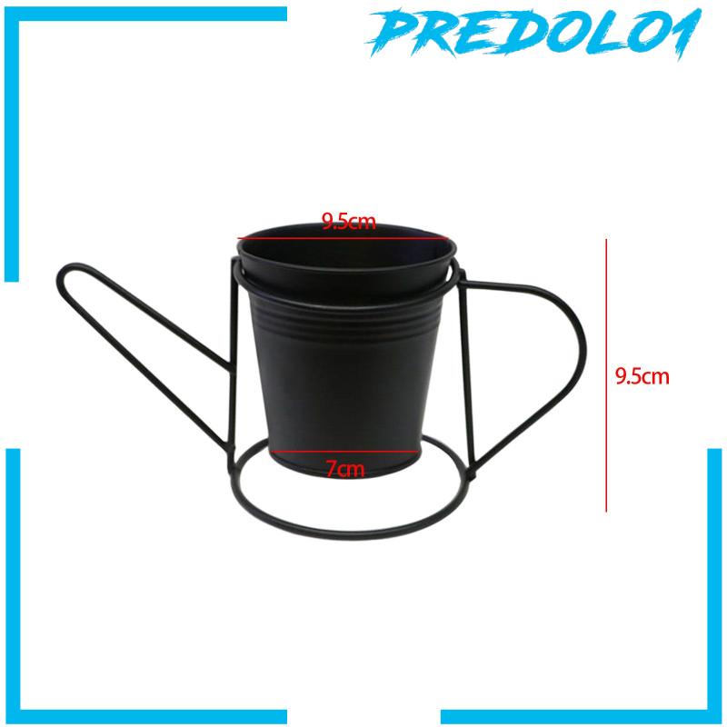 [Predolo1] Pot Bunga Wadah Sukulen Planter Metal Untuk Dekorasi Balkon