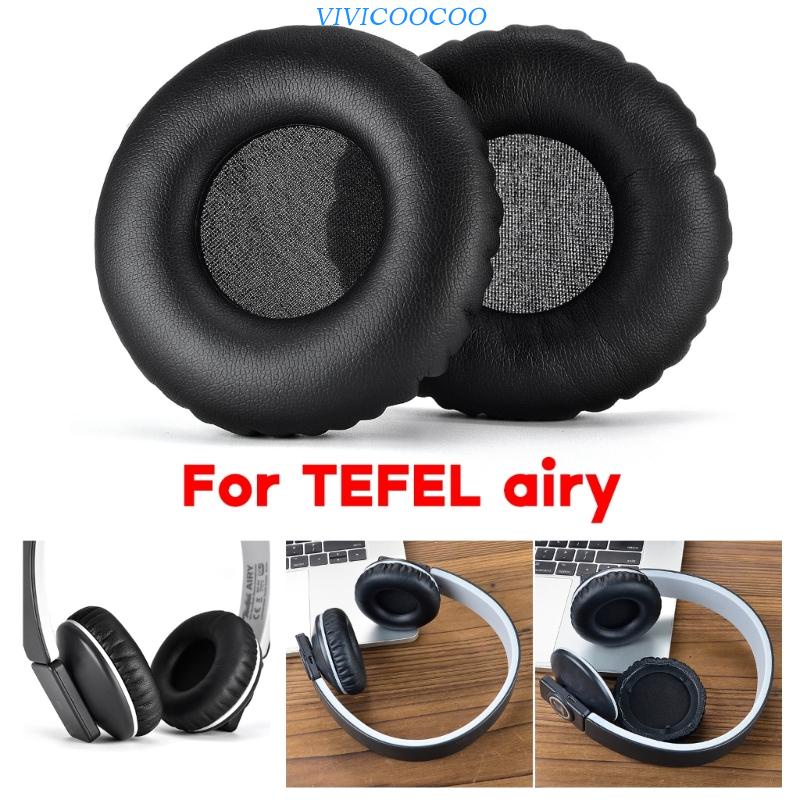 Vivi Comfort Ear Pads Cover Untuk TEFEL airy Headphone Earpads Earpad Nyaman Bantal Peredam Kebisingan Dengan Gesper