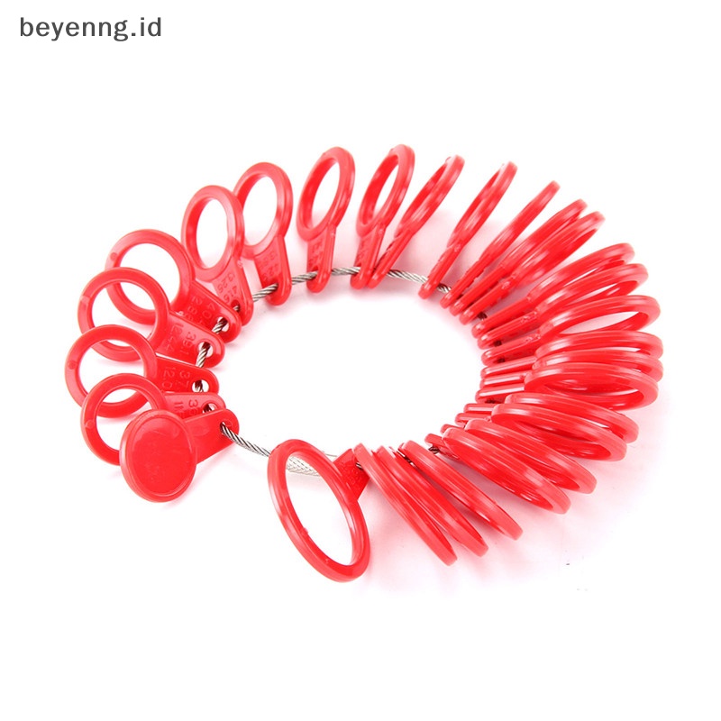 Beyen Measure Finger Sizer Ring Gauge Semua Ukuran UK A-Z Ukuran As 0-13 Plastik Cap ID