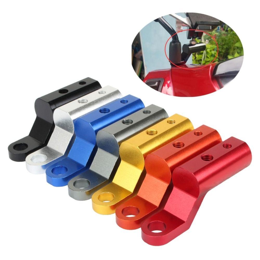 POPULAR Adaptor Aksesori Dudukan Spion Motor Adapter Ekstensi Aluminium