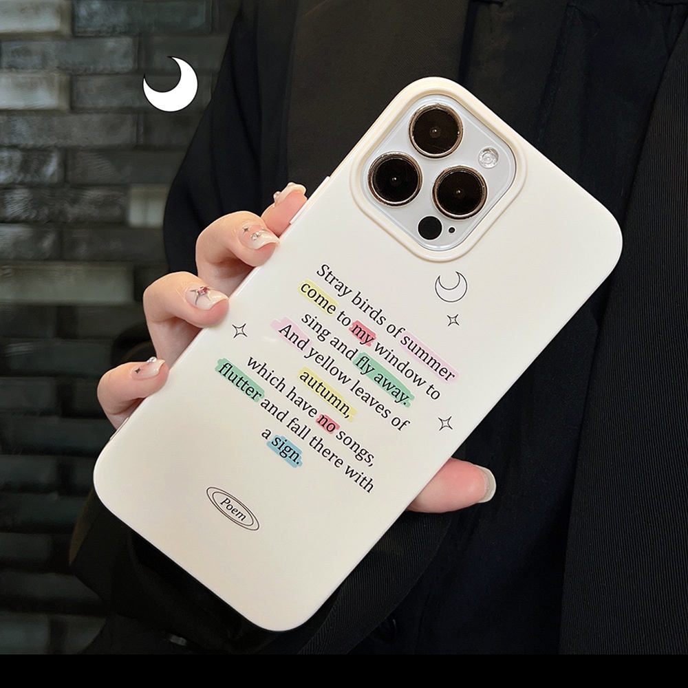 Ins the Moon and the StarsSilicone Case Untuk Iphone SE 2020 7 /8 Plus 14x XR XM 11 12 13 PRO MAX Casing Cover Pelindung AT0249
