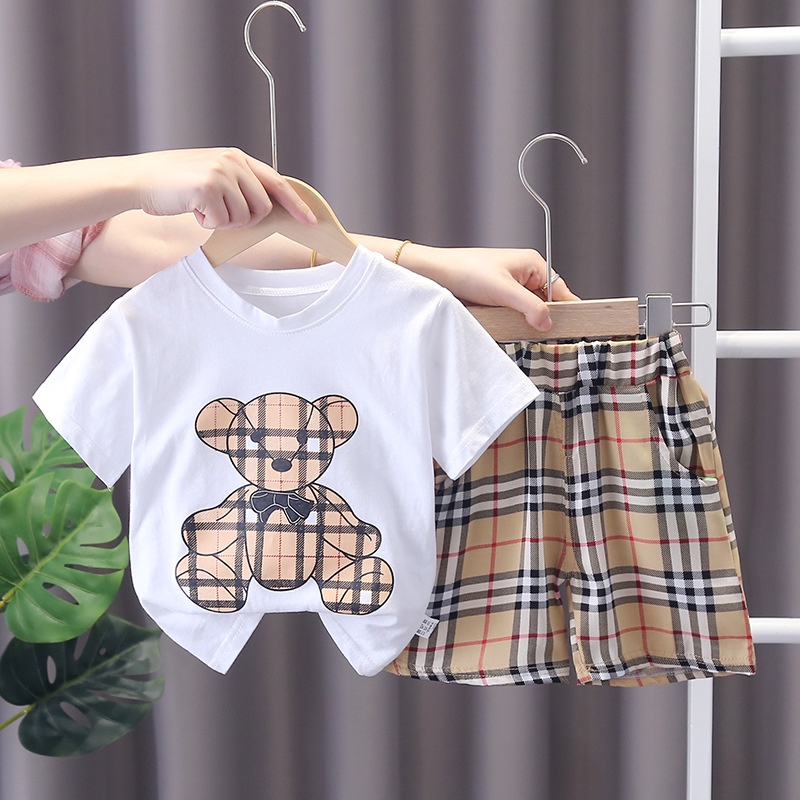 1234OS - Setelan bayi import lengan pendek / setelan anak.