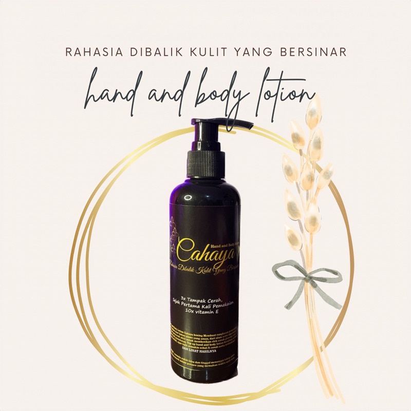 Cahaya Bening GLOW UP BADAN / HAND BODY LOTION Body Care GLOW Korean Pearl & 10x vitE - perawatan ku