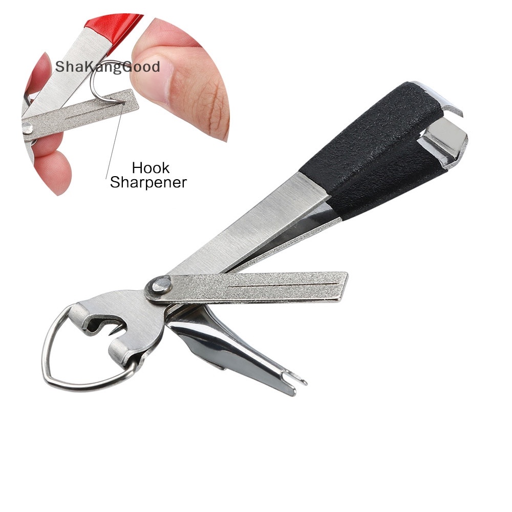 Skid 4in1 Fast Tie Nail Knotter Line Cutter Clipper Nipper Pengait Pengasah Pancing T SKK