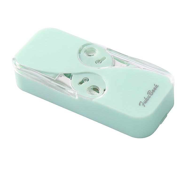 1pc Dental Floss Portable Dispenser Case Dengan 12pcs Dental Floss Kotak Penyimpanan Benang Gigi pop-up Otomatis