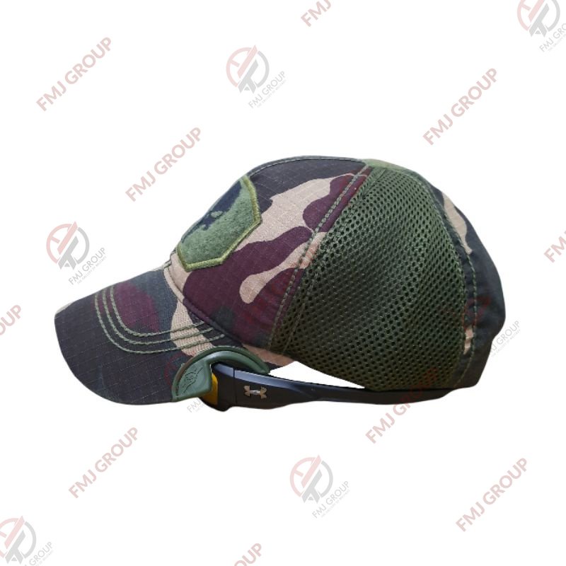 Topi Coak Tactical Punisher Premium / Topi Tactical Punisher Baseball Cap / Topi Baseball Coak Punisher - Loreng Kopassus