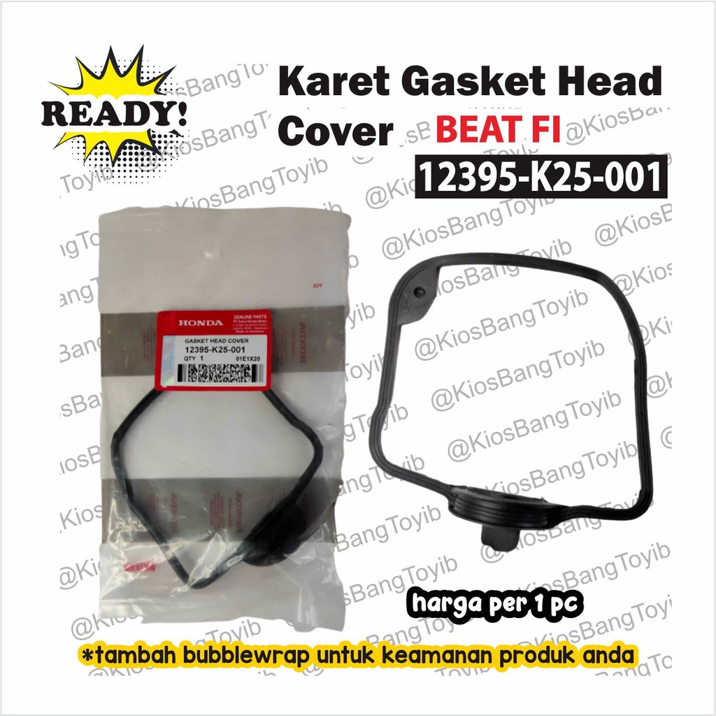 Karet Gasket Head Cover Honda BEAT SPORTY SCOOPY Esp VARIO (12395-K25)