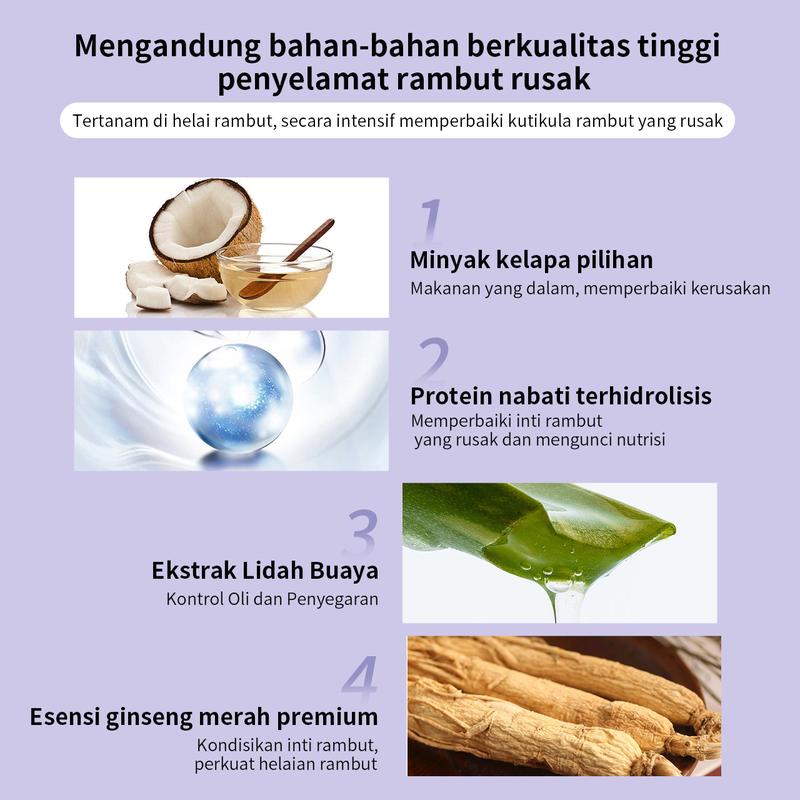 Masker Rambut-Rambut Mengkilap,Memperbaiki Rambut Rusak,wangi yang tahan lama,hair care