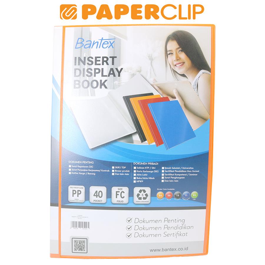 

DISPLAY BOOKS / CLEAR HOLDER INSERT BANTEX 3185I 64 F4 40 MANGO
