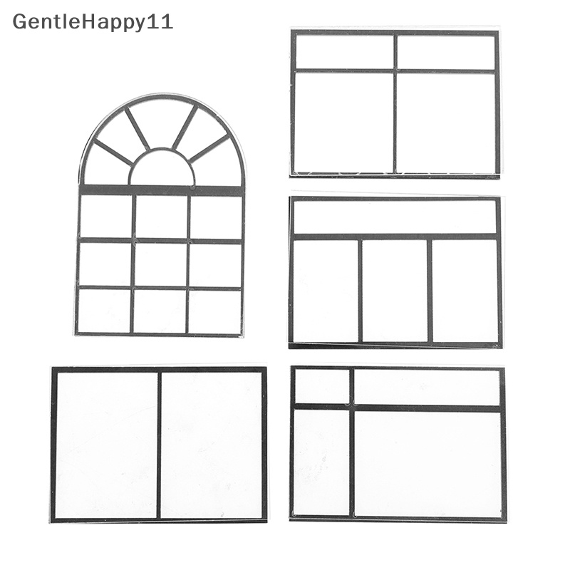 Gentlehappy 1: 12rumah Boneka Miniatur Jendela Model Aksesoris Furniture Rumah Boneka id