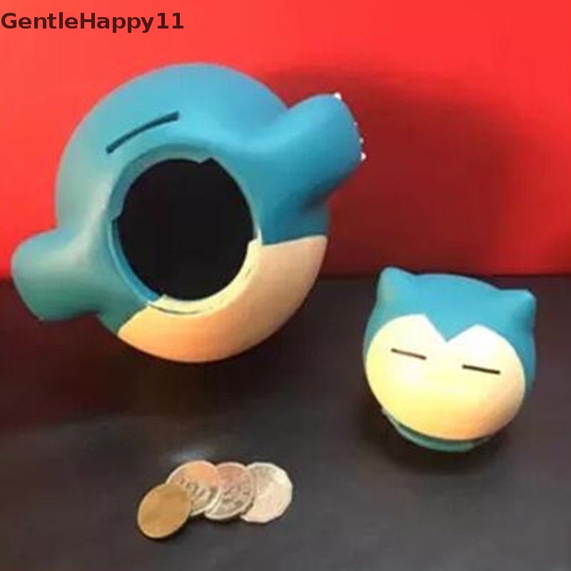 Gentlehappy Kotak Uang Pokemon Snorlax 2pose Figure Standing Sitg Celengan Tabungan Pot id