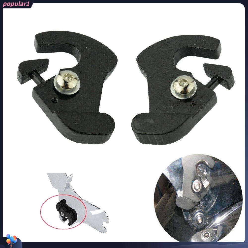 Populer 1pasang Rak Koper Kait Rotary Detachable Sandaran Motor Quick Release Buckle Untuk Harley