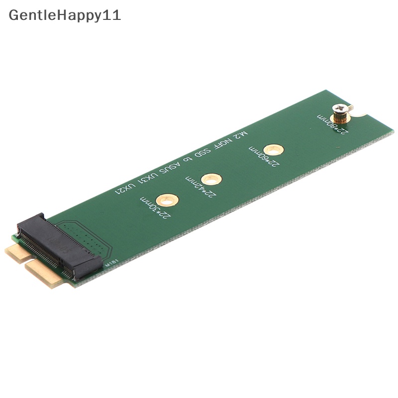 Gentlehappy 1Pc M.2 NGFF SSD Ke Kartu Adapter Ekstensi 18pin Untuk UX31 UX21 UX21E UX31A id