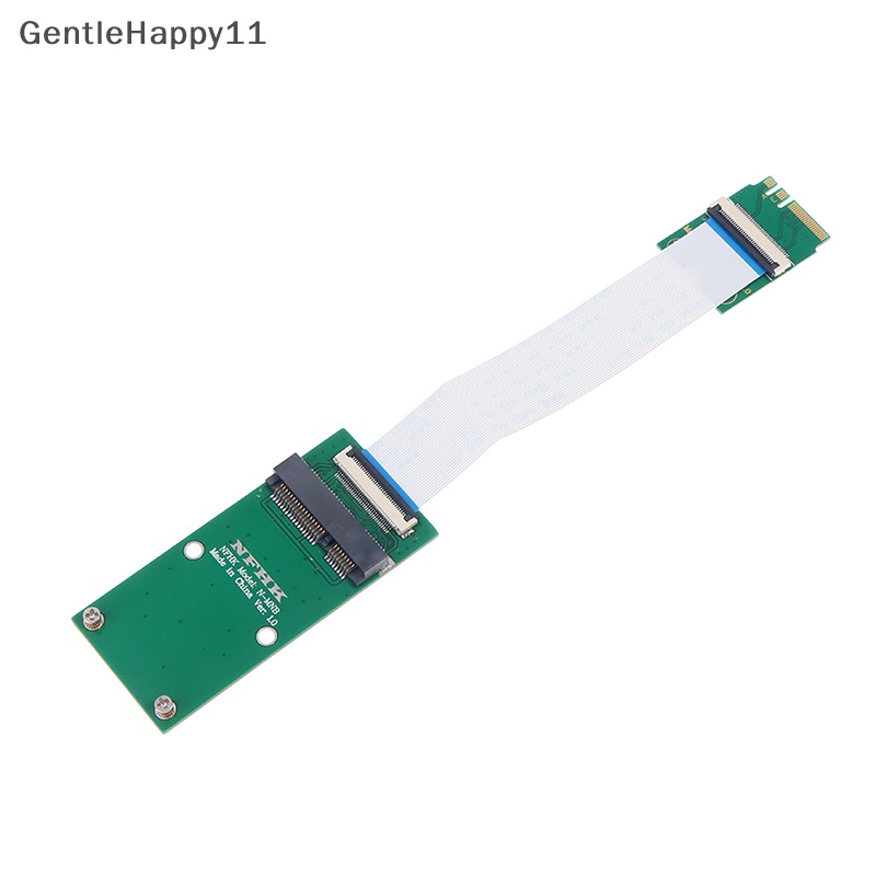 Gentlehappy Mini PCIe WiFi card to A+E E key M.2 WiFi network card adapter Kabel Ekstensi id