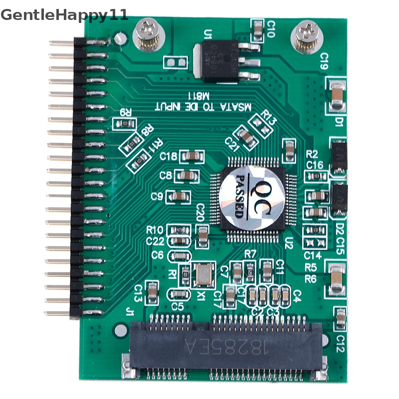 Gentlehappy mSATA adapter mSATA SSD to 44Pin IDE adapter mSATA IDE converter card Untuk id laptop