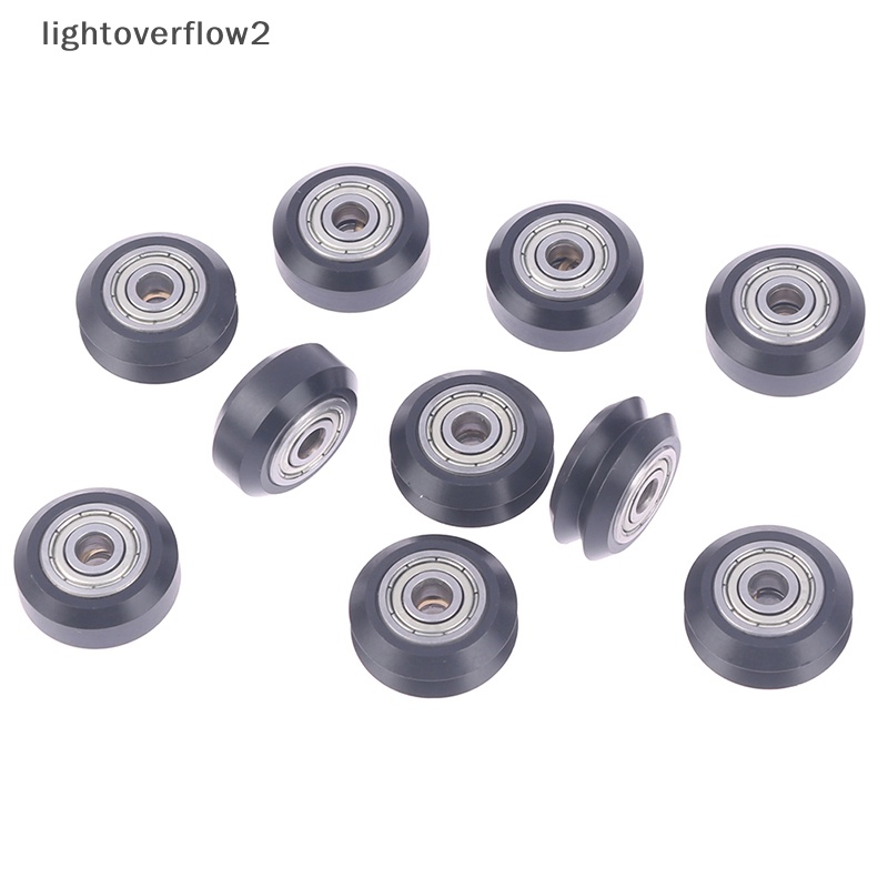 [lightoverflow2] 5pcs Roda Plastik Idler Pulley Gear Roda Bulat Pasif Untuk Ender3Cr10 CR-10S [ID]