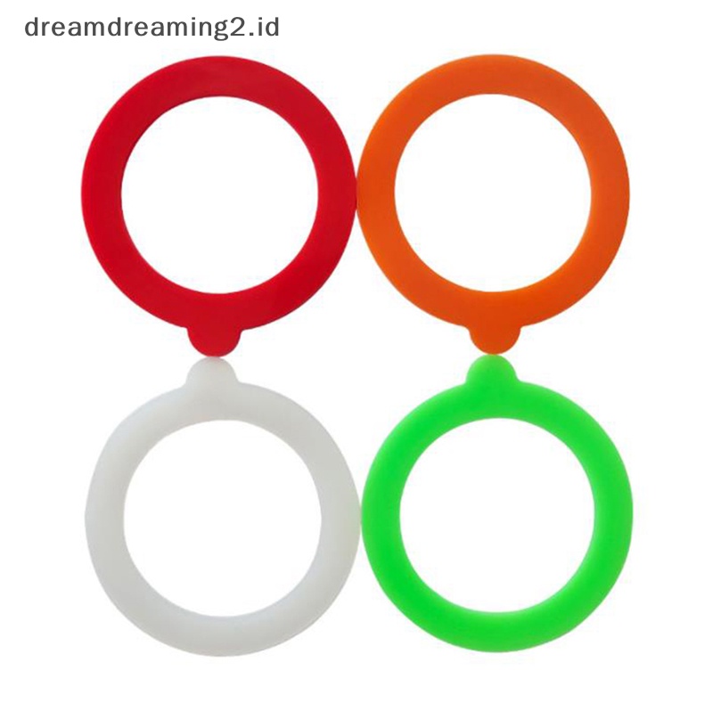 (drea) 5pcs Gasket Toples Silikon Food Storege Jars Pengganti Kedap Udara Anti Bocor//