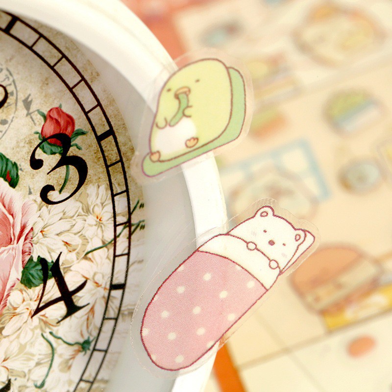 

Sticker Sumikko Gurashi Jepang Stiker Lucu Die Cut DIY Bullet Journaling Bujo Scrapbook Cute 2